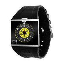 01TheOne Analog Turning Disc Black Dial Unisex watch #AN04G02