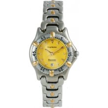 19166KL Krug Baumen Ladies Oceanmaster Two Tone Yellow Dial