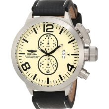 3449 Men's Invicta Leather Chronograph Date Oversized 20atm Watch
