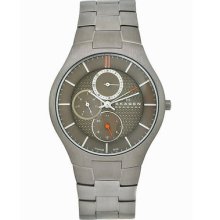 806xltxm Skagen Titanium Multifunction Mens Wrist Watch (bnib)