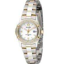 Accurist Ladies Quartz Watch With Mother Of Pearl Dial Analogue Display