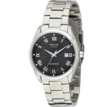 Accurist Pure Precision Mens Stainless Steel Watch Automatic Movement Mb916b
