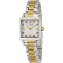 Accutron by Bulova Masella Two-Tone Steel & Gold Plated Womens Wa ...