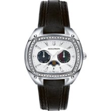 Accutron Men's White Dial Yellow Gold Tone 27A44