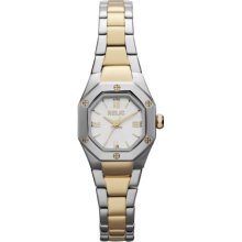 Ainsley Micro Gold-Tone and Steel Bracelet Watch