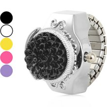 Alloy Women's Fashion Analog Quartz Ring Watch (Assorted Colors)