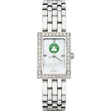 Alluring Ladies Boston Celtics Watch with Logo in Stainless Steel