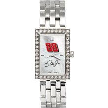 Alluring Ladies Nascar #88 Dale Jr Watch with CZ Stones in Stainless Steel