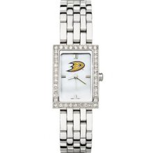 Anaheim Ducks Ladies Allure Watch Stainless Bracelet LogoArt