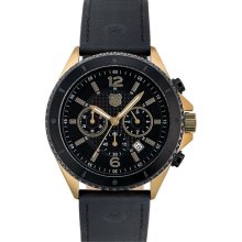 Andrew Marc Watches 'Club Cadet' Chronograph Watch Black