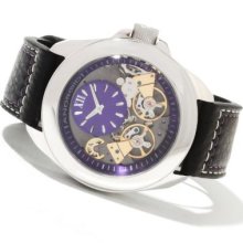 Android Men's Mondrian Double Escapement Automatic Leather Strap Watch