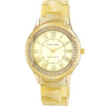 Anne Klein Round Bracelet Watch, 38mm Horn