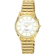Anne Klein Round Expandable Bracelet Watch, 34mm Gold