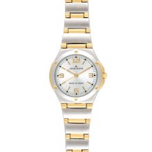 Anne Klein Silver Dial Bracelet Watch Silver Gold