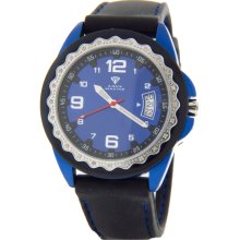 Aqua Master W334BB Blue Steel Case Blue Dial Silicone Men's Watch