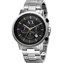 Armani Exchange AX2063 Black Dial Stainless Steel Men's Watch