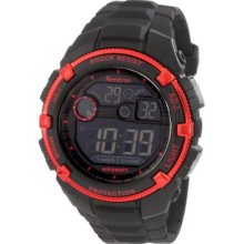 Armitron Men's 40/8240red Black Resin Metalic Red Bezel Chronograph Watch