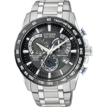 AT4010-50E - Citizen Titanium Sapphire Radio Controlled AT Chrono Perpetual Watch