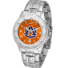 Auburn Tigers Competitor AnoChrome-Steel Band Watch