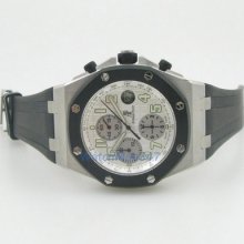 Audemars Piguet Offshore White Dial Chronograph Mens Watch Ap56