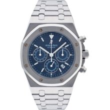 Audemars Piguet Royal Oak Steel Blue Mens Watch 25860ST.OO.1110ST.04