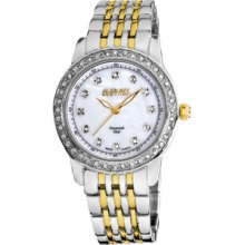 August Steiner Women's Diamond and Crystal Swiss Quartz Bracelet