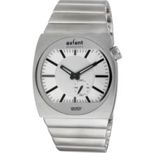 Axcent Mens Rebel Stainless Watch - Silver Bracelet - White Dial - AXTX20443-632