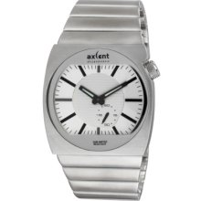 Axcent Mens Rebel Stainless Watch - Silver Bracelet - White Dial - AXTX20443-632