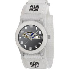 Baltimore Ravens Youth White Unisex Watch