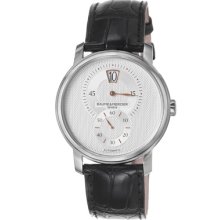Baume & Mercier Watches Baume Mercier Mens Classima Silver Dial Black