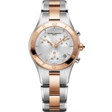 Baume and Mercier Linea Rose Gold Chronograph Ladies Watch MOA10016