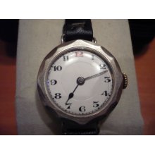 Beautiful vintage Swiss Courvoisier Freres mid-size ladies wrist watch circa 1910s-1920s - recently serviced