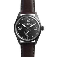 Bell & Ross BR 123 Vintage BRV 123 Original Black Carbon