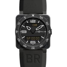 Bell and Ross Type Aviation Carbon Multi Function Watch