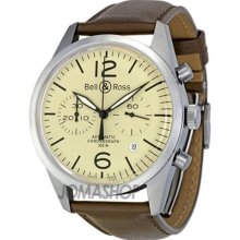 Bell and Ross Vintage Original Cream Dial Automatic Chronograph M ...