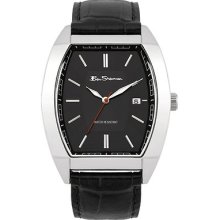 Ben Sherman Black Leather Strap Watch/official Stockist/brand New/rrpÂ£40