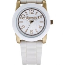 Bench - Ladies White Silicon Strap Watch - Bc0404rswh