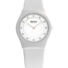 Bering Time 32035-659 Ceramic White Calfskin Watch Rrp Â£199