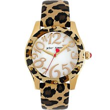 Betsey Johnson Female Allover Leopard Watch - Leopard