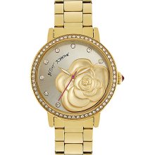 Betsey Johnson Female Rose Watch - Gold