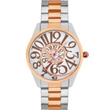 Betsey Johnson Two Tone Two-Tone Optical Dial Watch