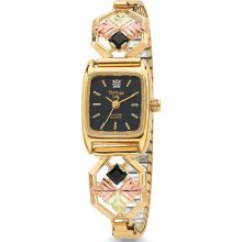 Black Hills Gold Diamond-Accent Octagon Watch
