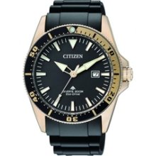 BN0104-09E - Citizen Gold Excalibur Promaster Eco-Drive 200m ISO Cert. Divers Watch