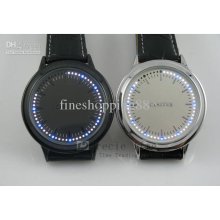 Brand New Sales Touch Screen Led Digital Watch With Leather Band Led