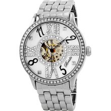 Breda Women's 'Audrey' Mechanical Hand-winding Watch (Silver)