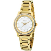 Breil Swarovski Crystal Accented Goldtone Stainless Steel Watch - Gold