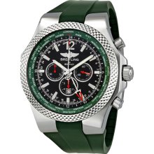 Breitling Bentley GMT Steel Case Watch Green Dial A47362S4-B919GRRD
