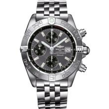 Breitling Chrono Galactic Chronograph Grey Dial Mens Watch A1336410-F517SS