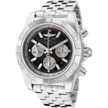 Breitling Chronomat Onyx Black Dial Chronograph Mens Watch