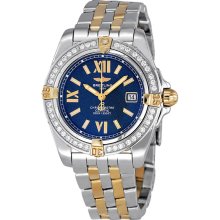 Breitling Cockpit Lady Diamond Gold and Stainless Steel Ladies Watch B7135653-C760TT